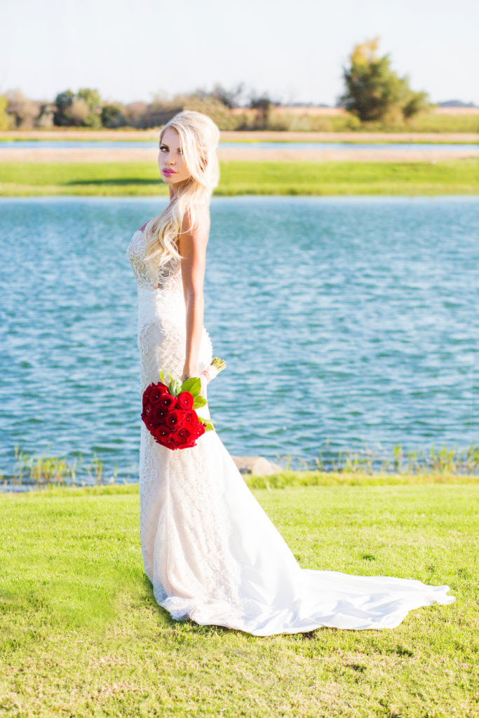 bride-on-lake